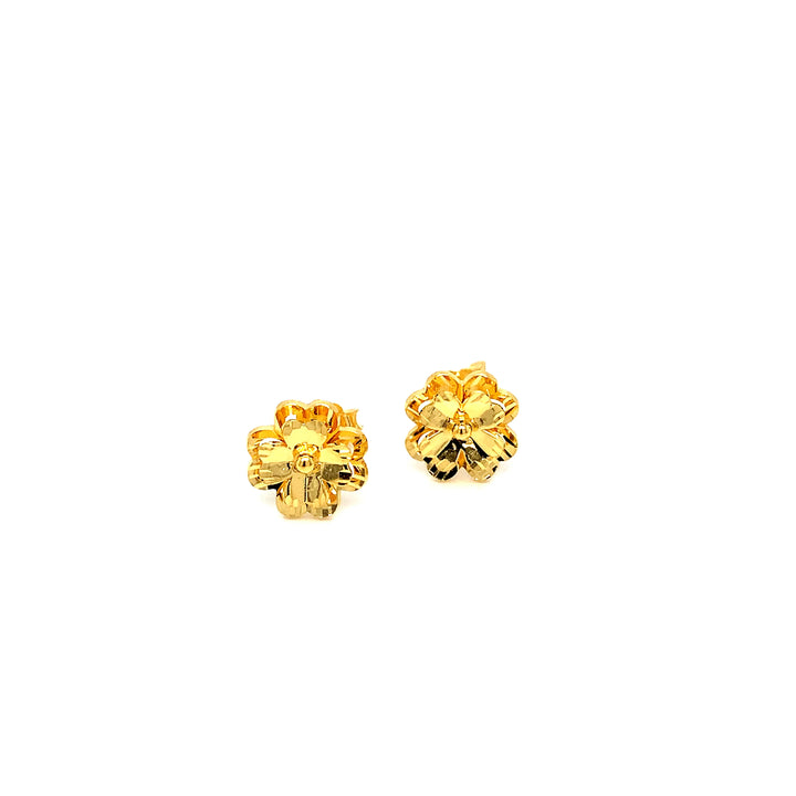 22K YG Fancy Earring-1pair