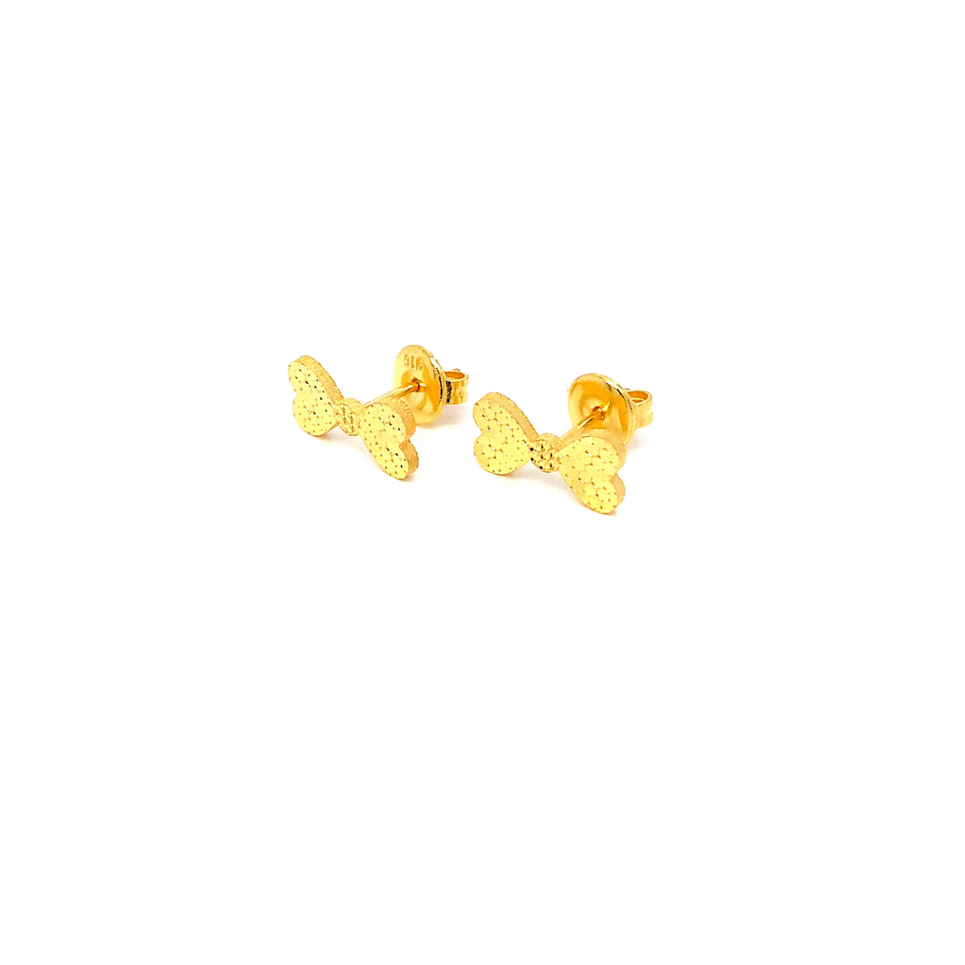 22K YG Fancy Earring-1pair