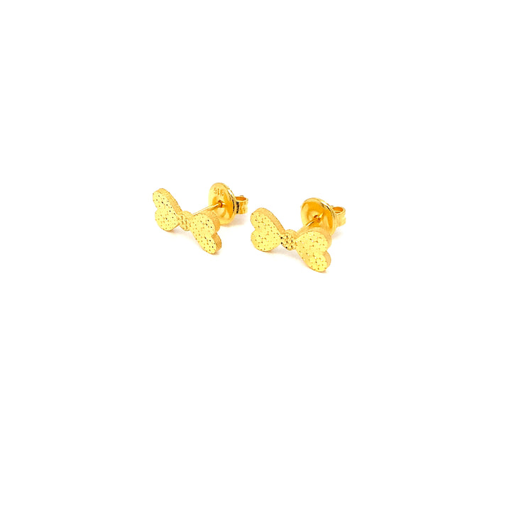22K YG Fancy Earring-1pair