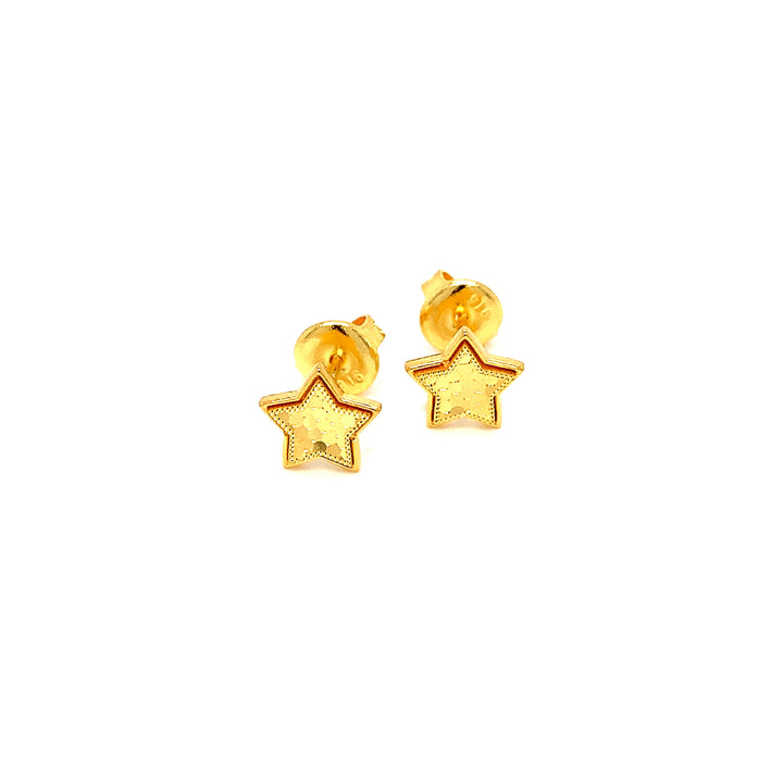 22K YG Fancy Earring-1pair