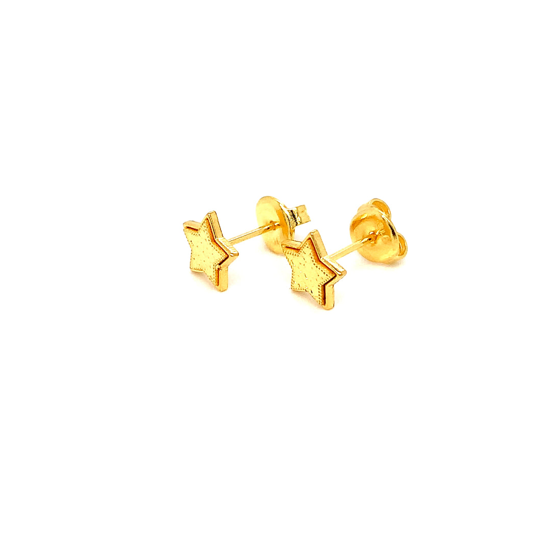 22K YG Fancy Earring-1pair