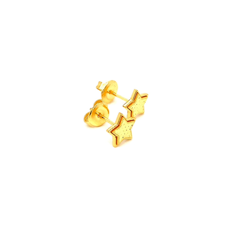22K YG Fancy Earring-1pair