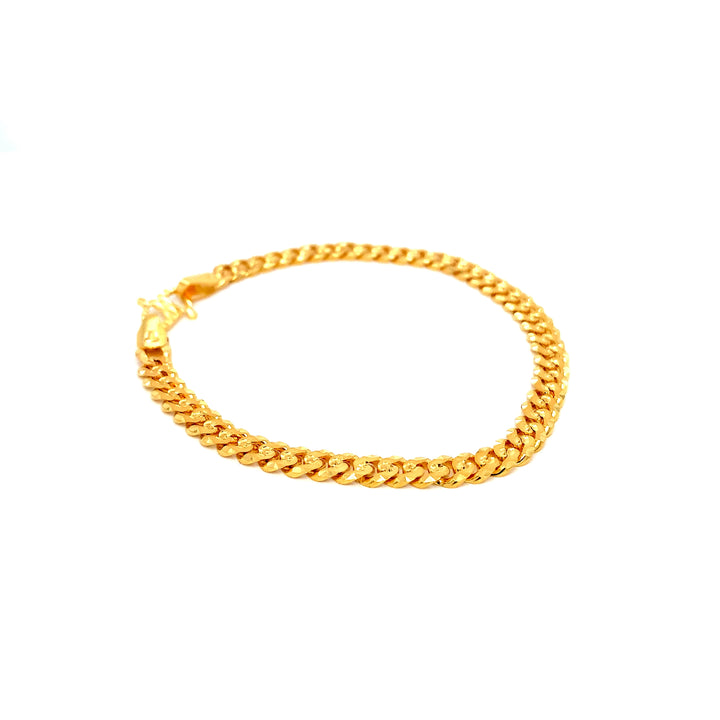 22K YG Cuban Bracelet-1pc