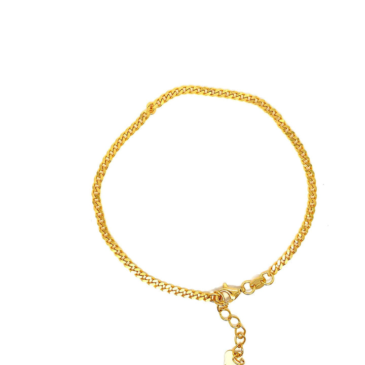 22K YG Cuban Bracelet-1pc