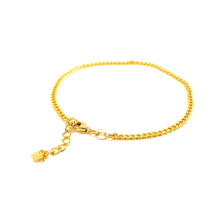 22K YG Cuban Bracelet-1pc