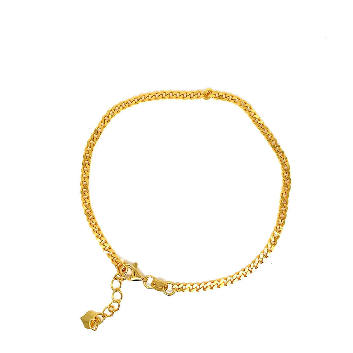 22K YG Cuban Bracelet-1pc