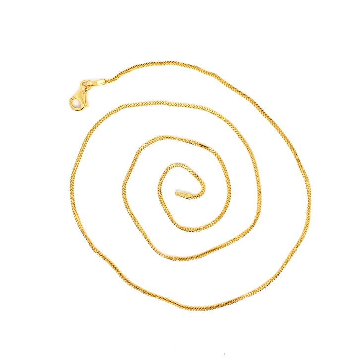 22K YG Foxtail Chain-1pc