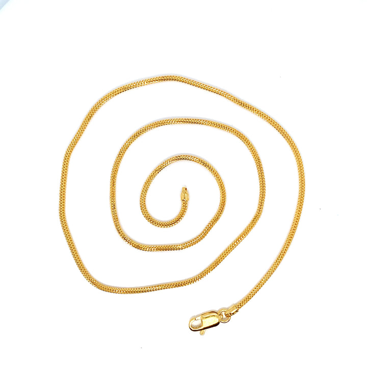 22K YG Rope Chain-1pc