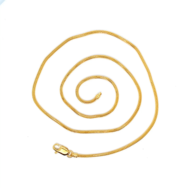 22K YG Rope Chain-1pc