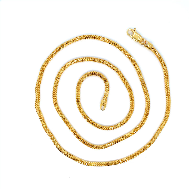 22K YG Rope Chain-1pc