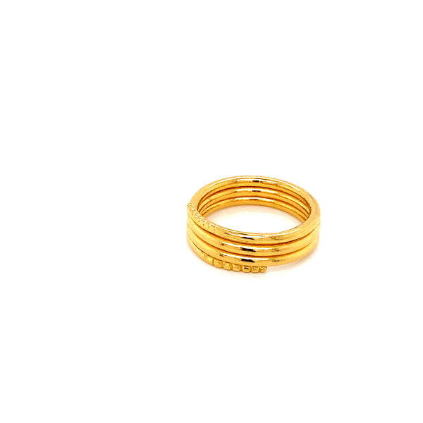 24K YG Beruwa Ring-1pc