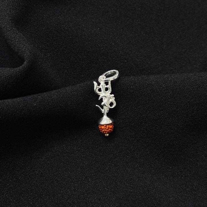 Sterling OM Trishul Pendant-1pc