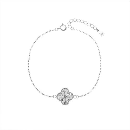 Sterling Silver Clover Bracelet-1pc