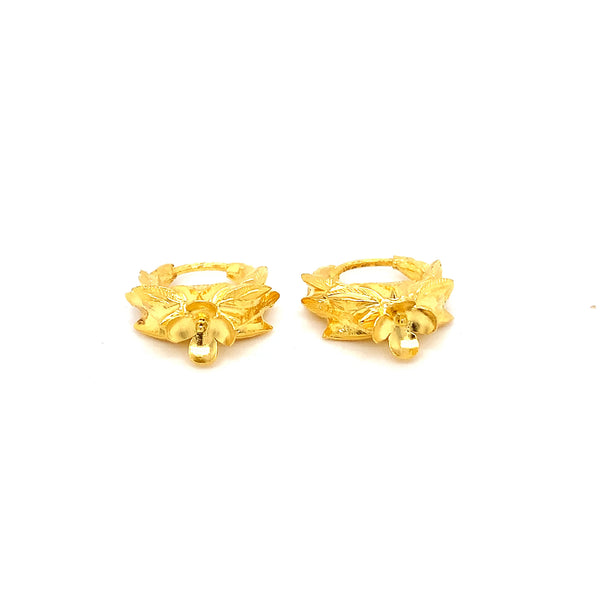 24K YG Marwadi Earring-1pair