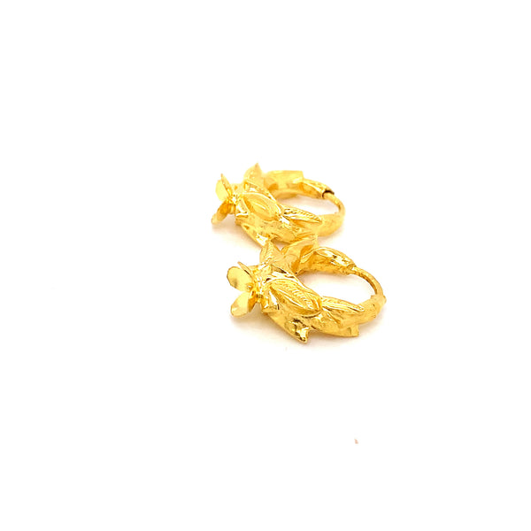 24K YG Marwadi Earring-1pair
