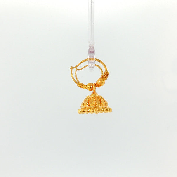 22K YG Pinjada Earring-1pair