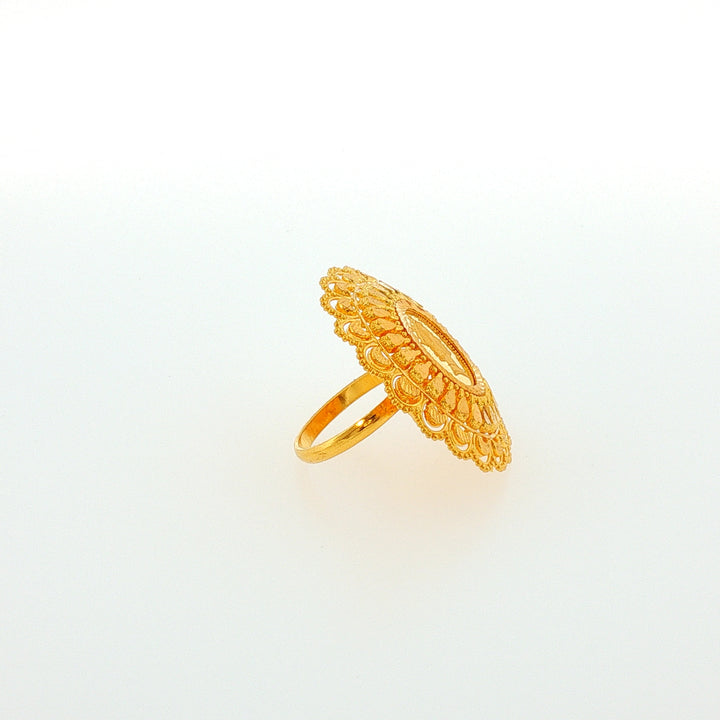 22K YG Coin Ring-1pc