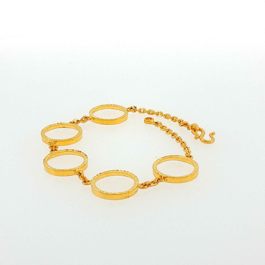 24K YG Coin Bracelet-1pc