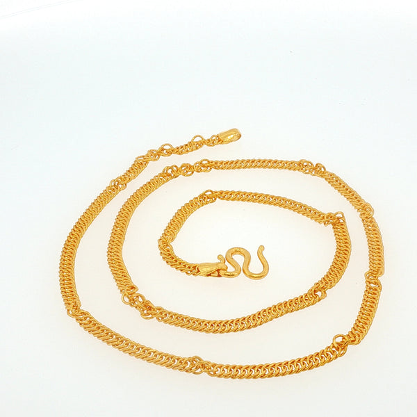 24K YG Fancy Chain-1pc