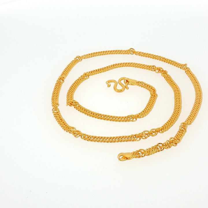 24K YG Fancy Chain-1pc