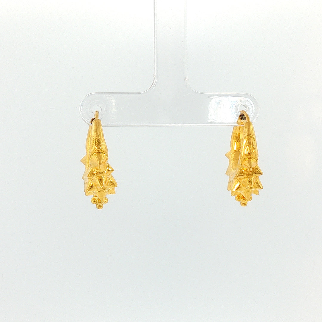 24K YG Marwari Earring-1pair