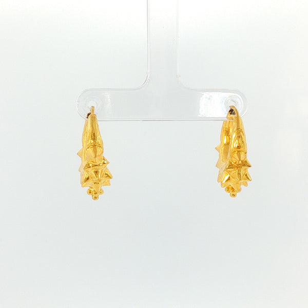 24K YG Marwari Earring-1pair