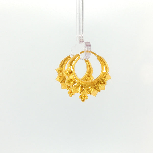 24K YG Marwari Earring-1pair