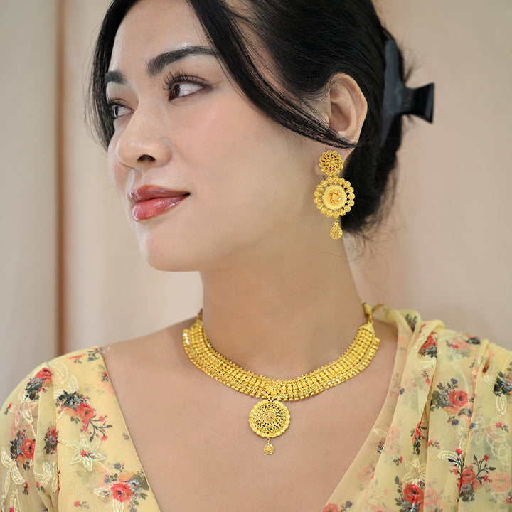 24K YG Fancy Necklace-1pc