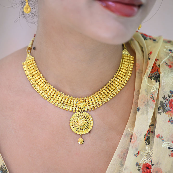 24K YG Fancy Necklace-1pc