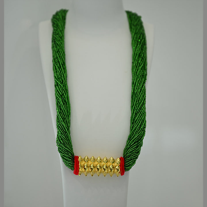 24K YG Green Pote Tilhari-1pc