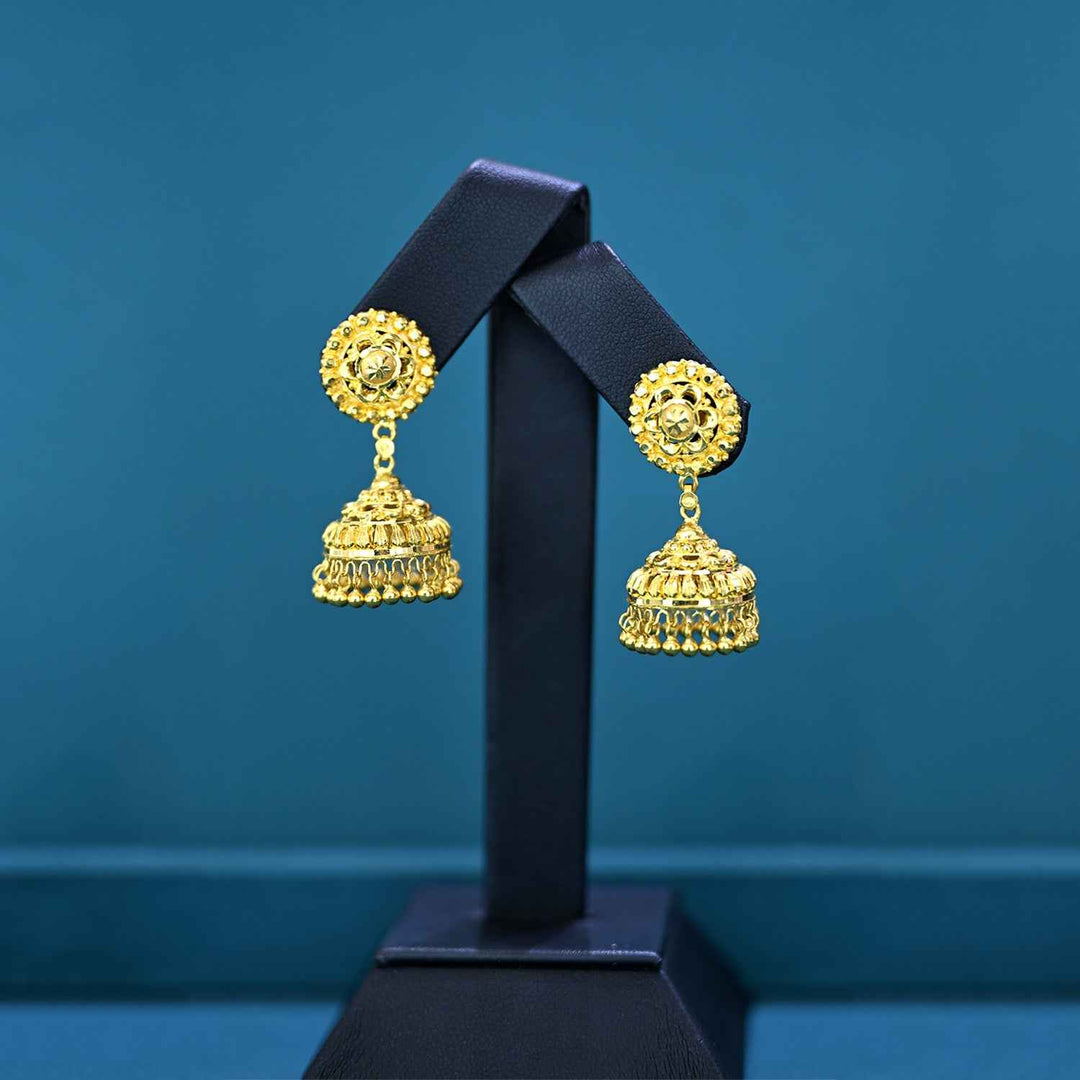 24K YG Pinjada Earring-1pair