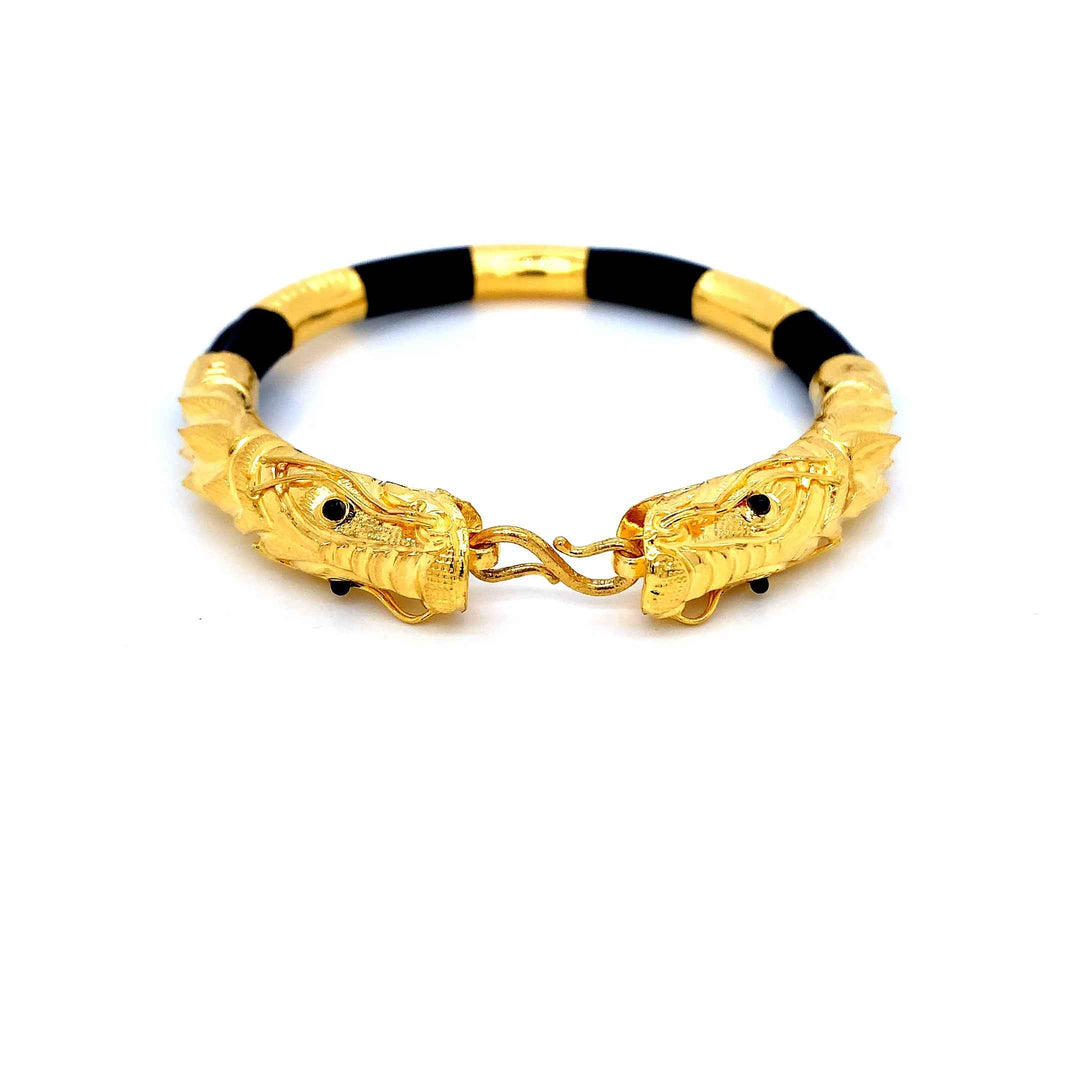 24K YG Hatti ko Puchar Bangle-1pc