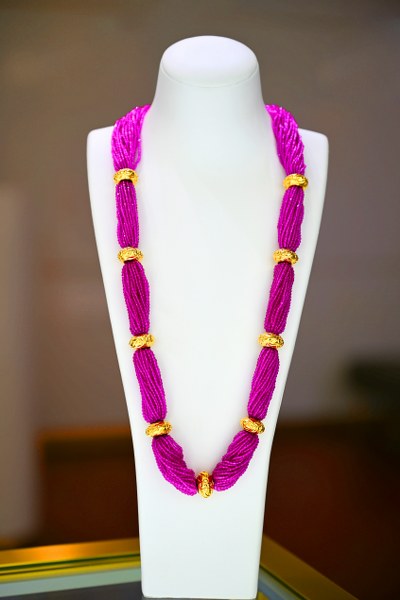 24K YG Pink Pote Naugedi-1pc