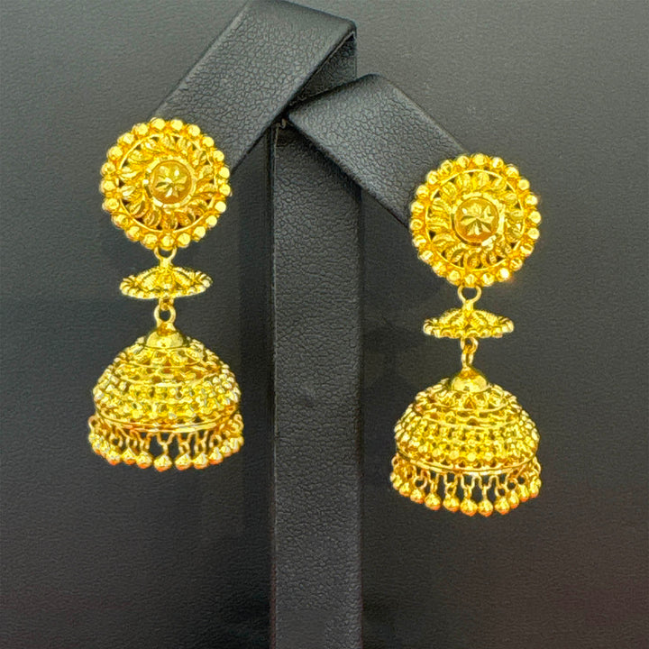 24K YG Pinjada Earring-1pair