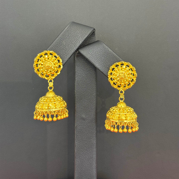 24K YG Pinjada Earring-1pair