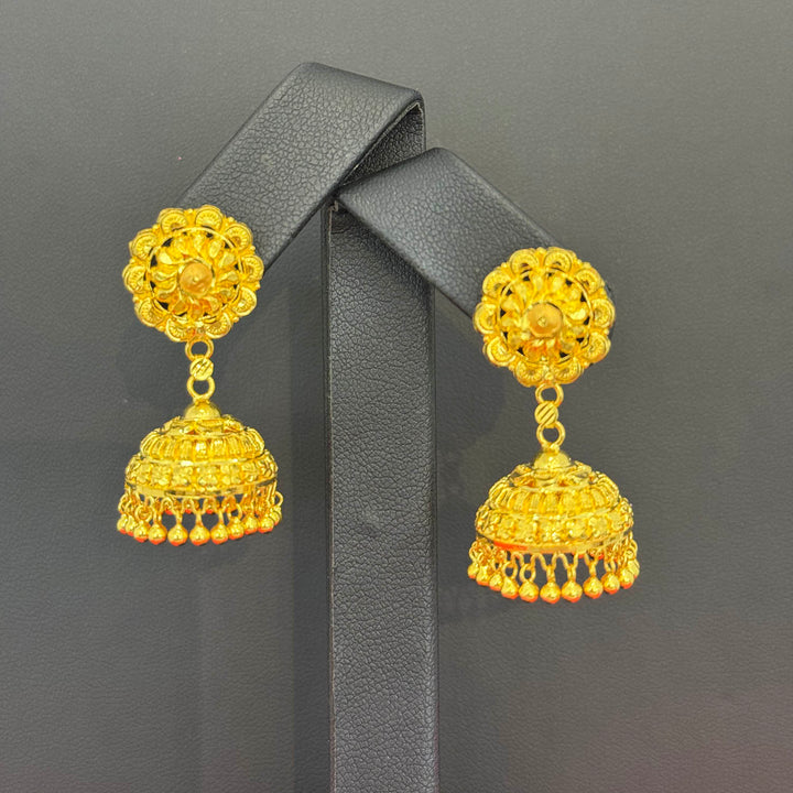 24K YG Pinjada Earring-1pair