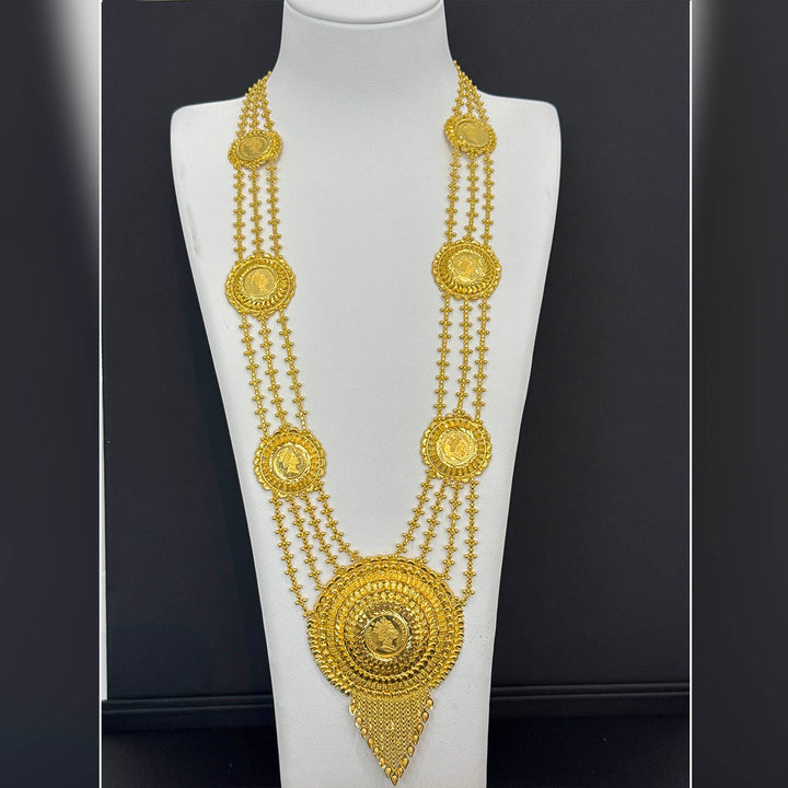 24K YG Coin Necklace-1pc