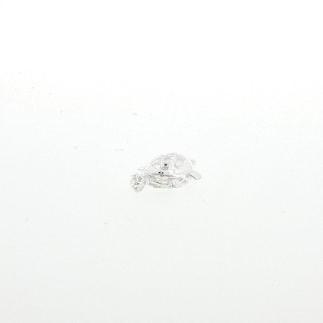 Sterling Silver Polished Italian made Turtle 25mm