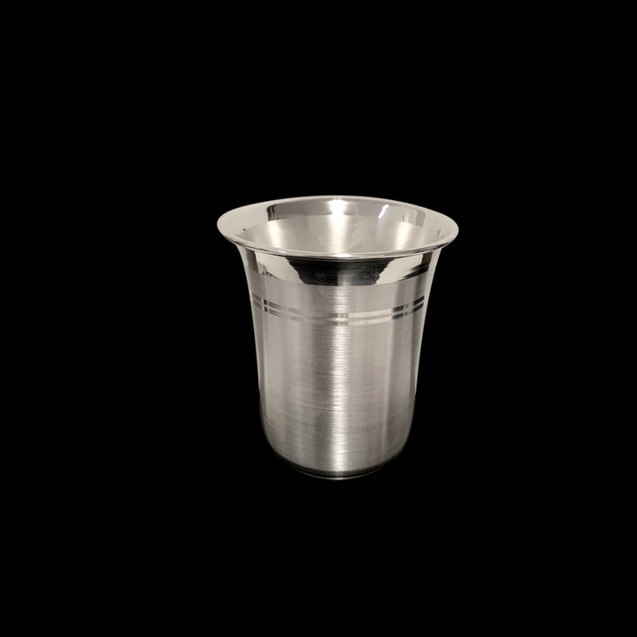 Matte Medium Silver Glass-1pc
