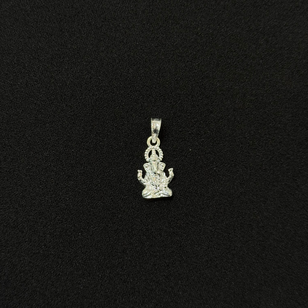 Silver Ganesh Pendant-1pc