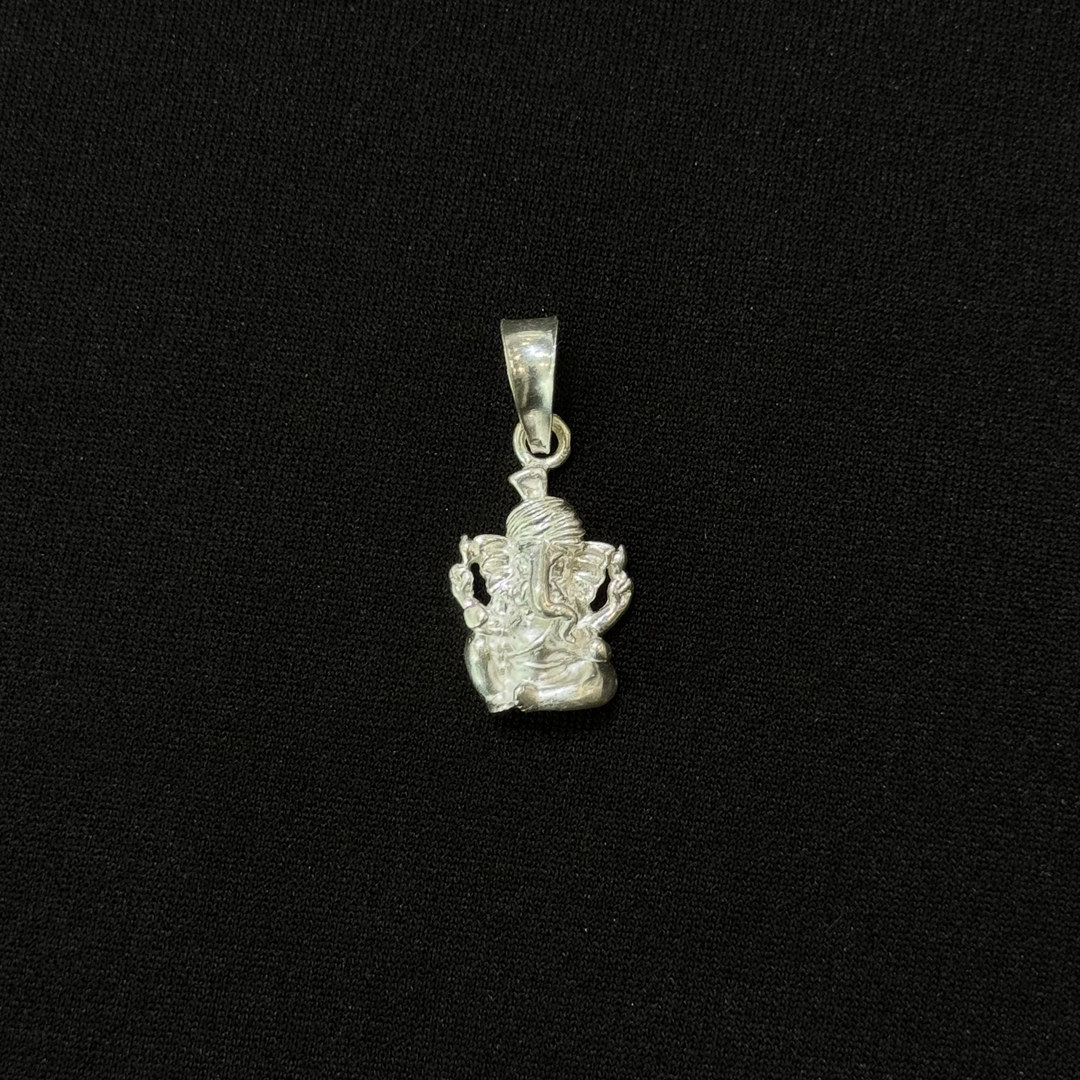 Silver Ganesh Pendant-1pc