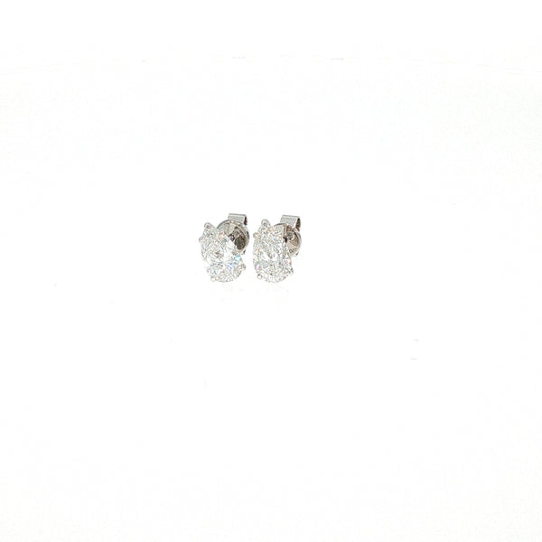 18K WG LAB Diamond Earring