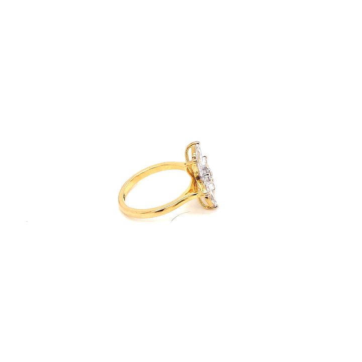 14K YG  Lab Grown Diamond Ring.