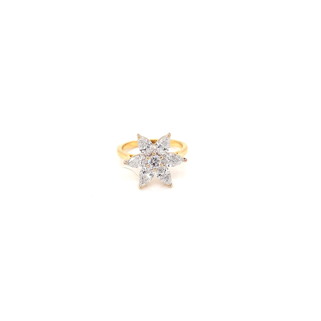 14K YG  Lab Grown Diamond Ring.