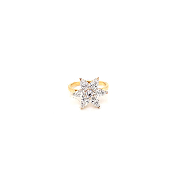 14K YG  Lab Grown Diamond Ring.