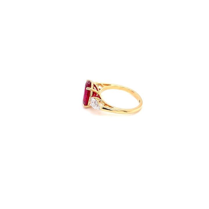 14K YG  Lab Grown Diamond Ring.