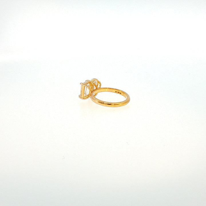 14K YG Moi Toi LAB Diamond Ring