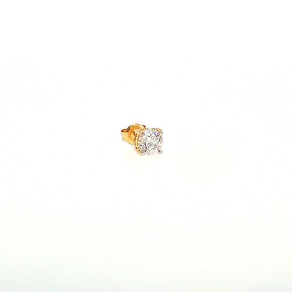 18K YG LAB Diamond Earring-1pc