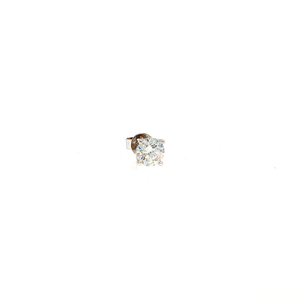 18K WG LAB Diamond Earring-1pc
