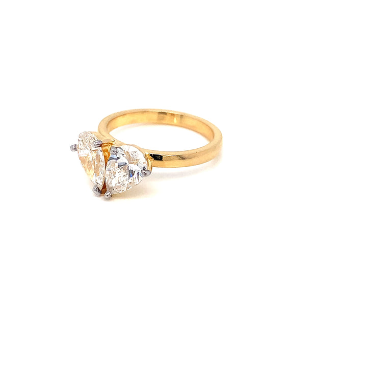 18K YG LAB Diamond Ring-1pc